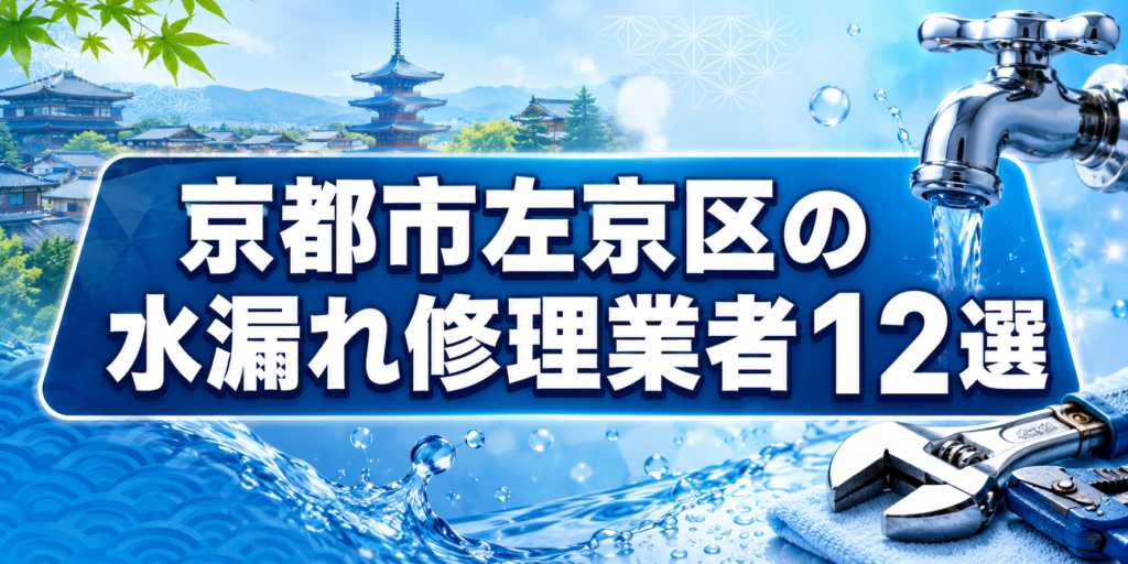 京都市左京区の水漏れ修理業者１２選